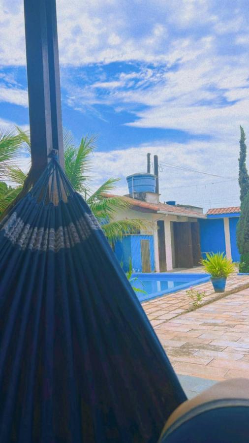 Lugar Encantador E Aconchegante, Com Piscina 瓜鲁雅 外观 照片
