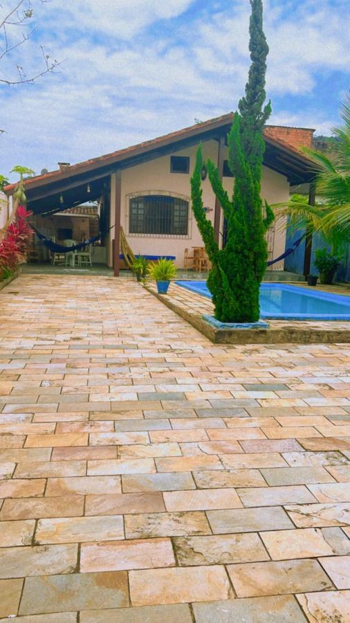 Lugar Encantador E Aconchegante, Com Piscina 瓜鲁雅 外观 照片