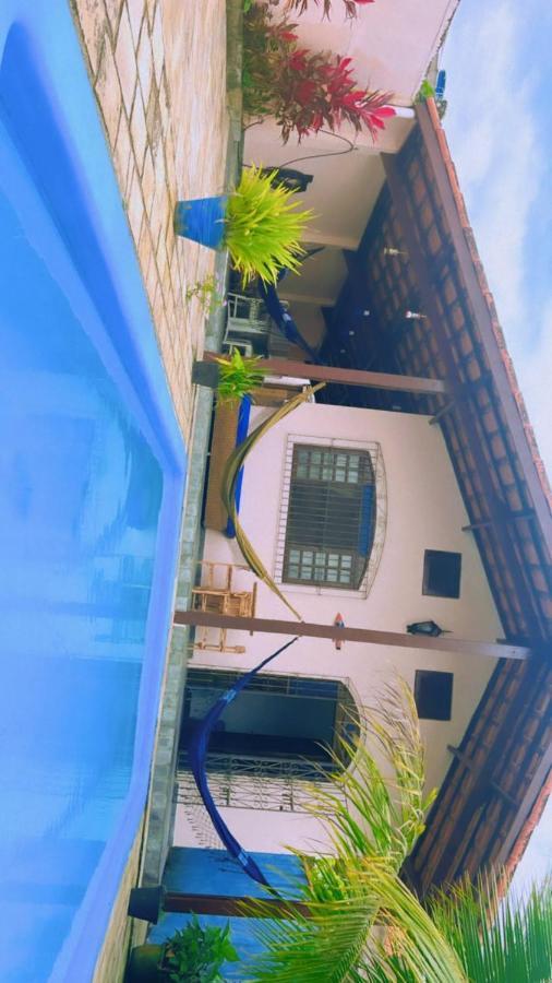 Lugar Encantador E Aconchegante, Com Piscina 瓜鲁雅 外观 照片